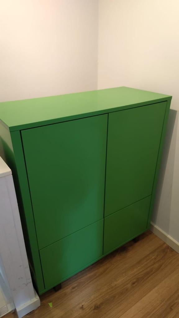 Ikea Stockholm kast groen, Ophalen, Gebruikt