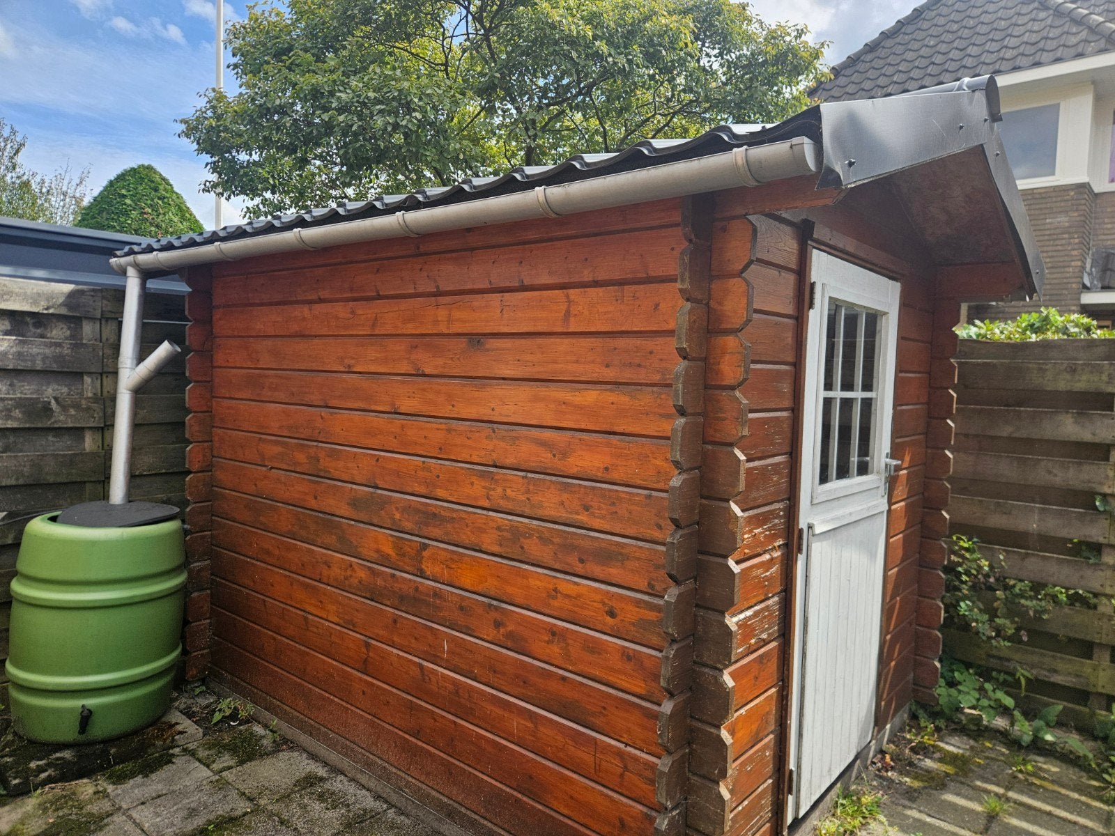 Leuk tuinhuisje met deur - zelf ophalen, Gebruikt, Tuinhuis, Minder dan 200 cm, Zonder ramen