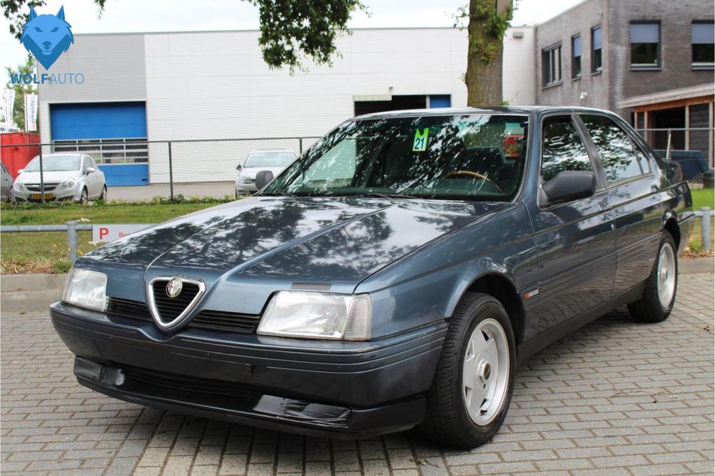 Alfa Romeo 164 2.0 T.Spark, FULL OPTION! HOBBY AUTO! Auto me, Auto's, Oldtimers, Voorwielaandrijving, 145 pk, Stof, Bedrijf