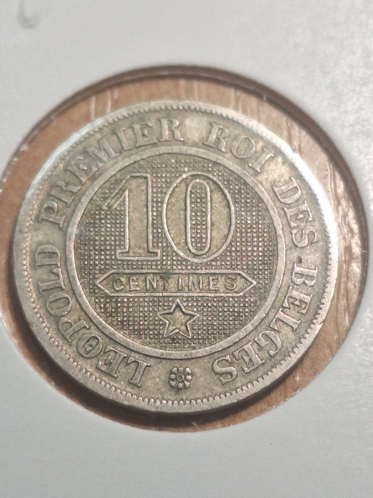BELGIË 10 centimes 1862 (#236), Postzegels en Munten, Ophalen of Verzenden, Overig, Losse munt