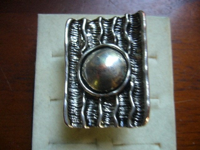 PRACHTIGE VINTAGE GROTE RING  VERSTELBAAR, Verzenden, Overige materialen, Ring