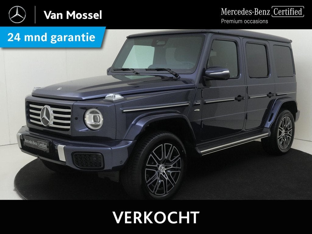 Mercedes-Benz G-klasse 580 met EQ-Technologie 116 kWh /Schui, Auto's, Mercedes-Benz, Leder, Vierwielaandrijving, SUV of Terreinwagen