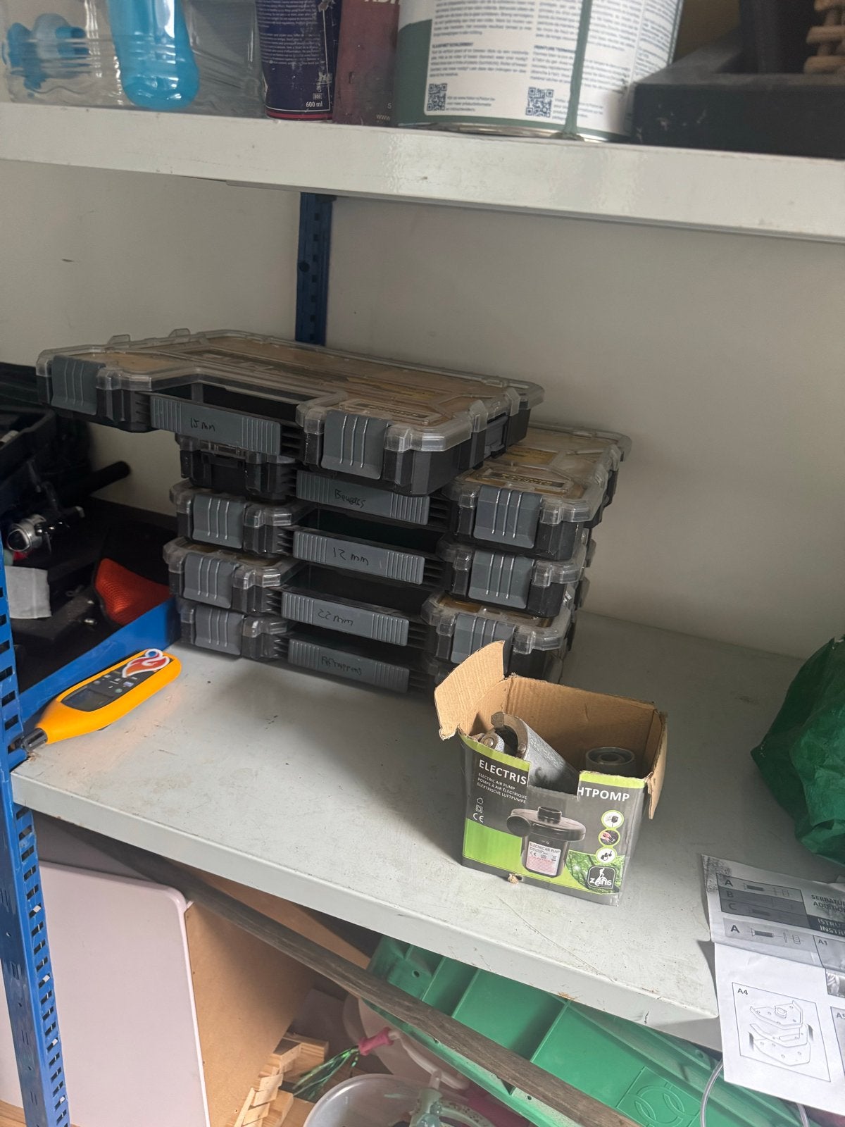 Diverse gereedschap en koffers makita, Ophalen, Gebruikt, Gereedschapsopslag, Makita