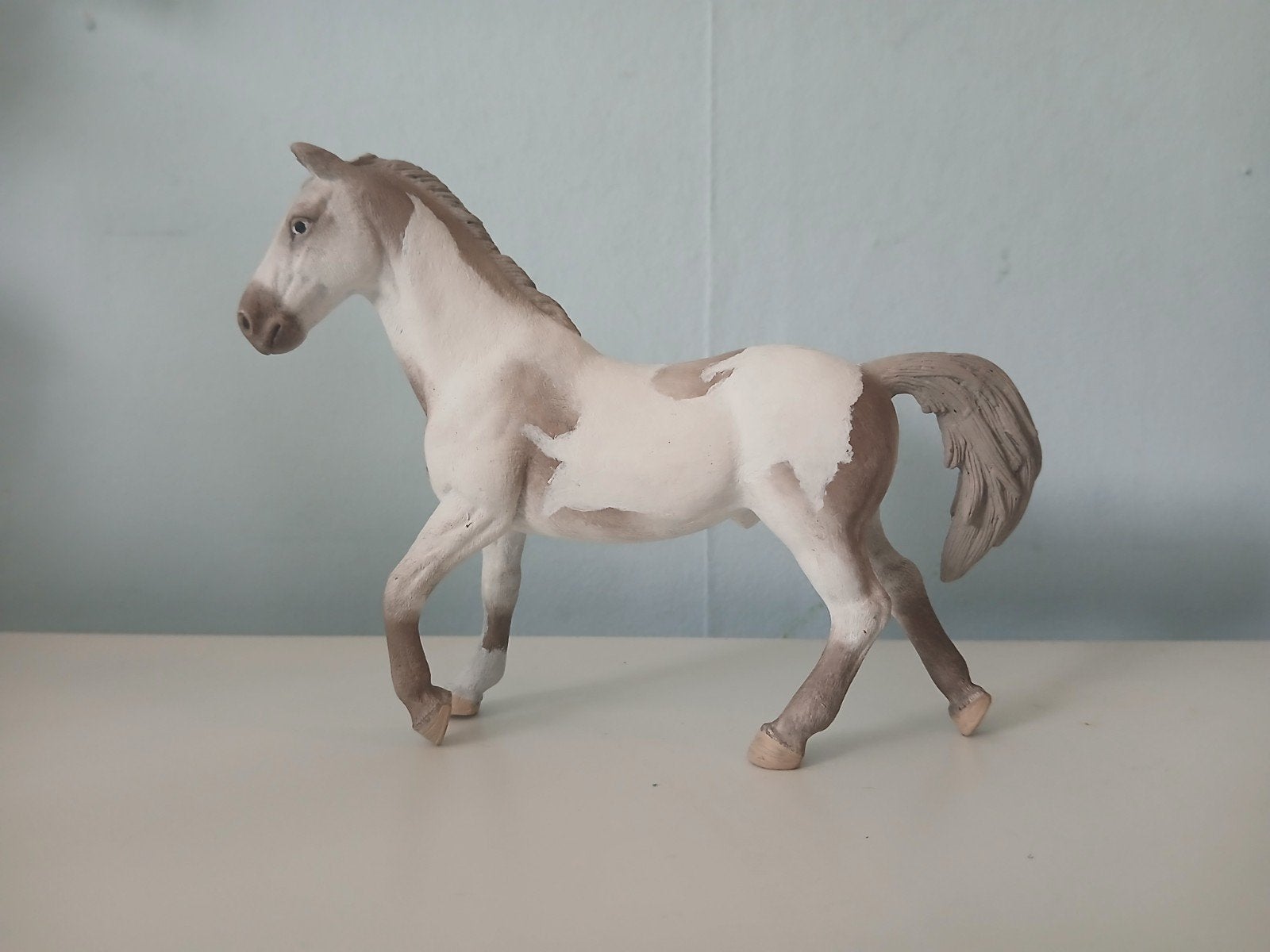 schleich repaint, Verzamelen, Ophalen of Verzenden, Zo goed als nieuw, Paard, Beeldje of Figuurtje