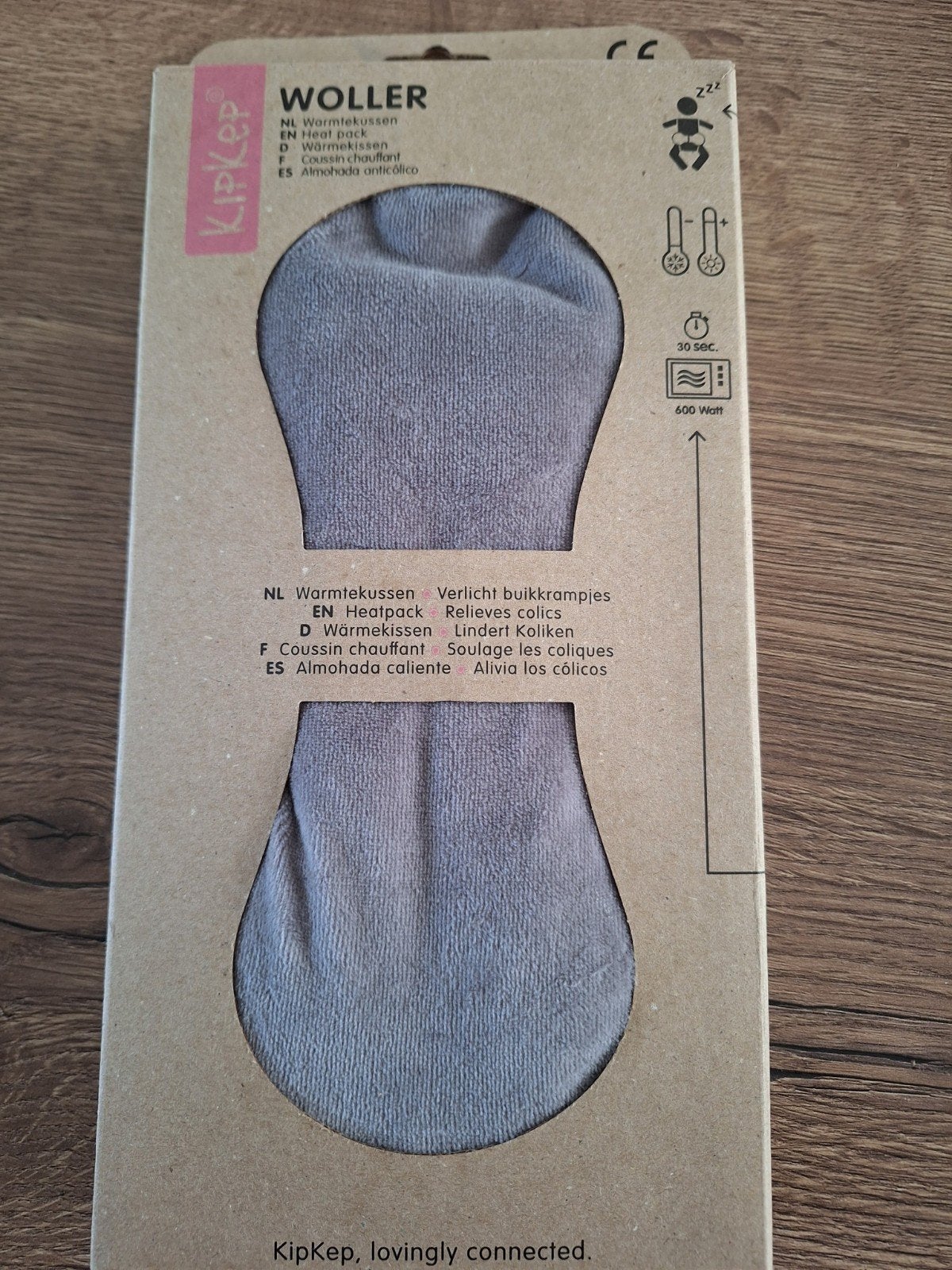 Kipkep Woller warmtekussen grijs, Ophalen of Verzenden, Nieuw
