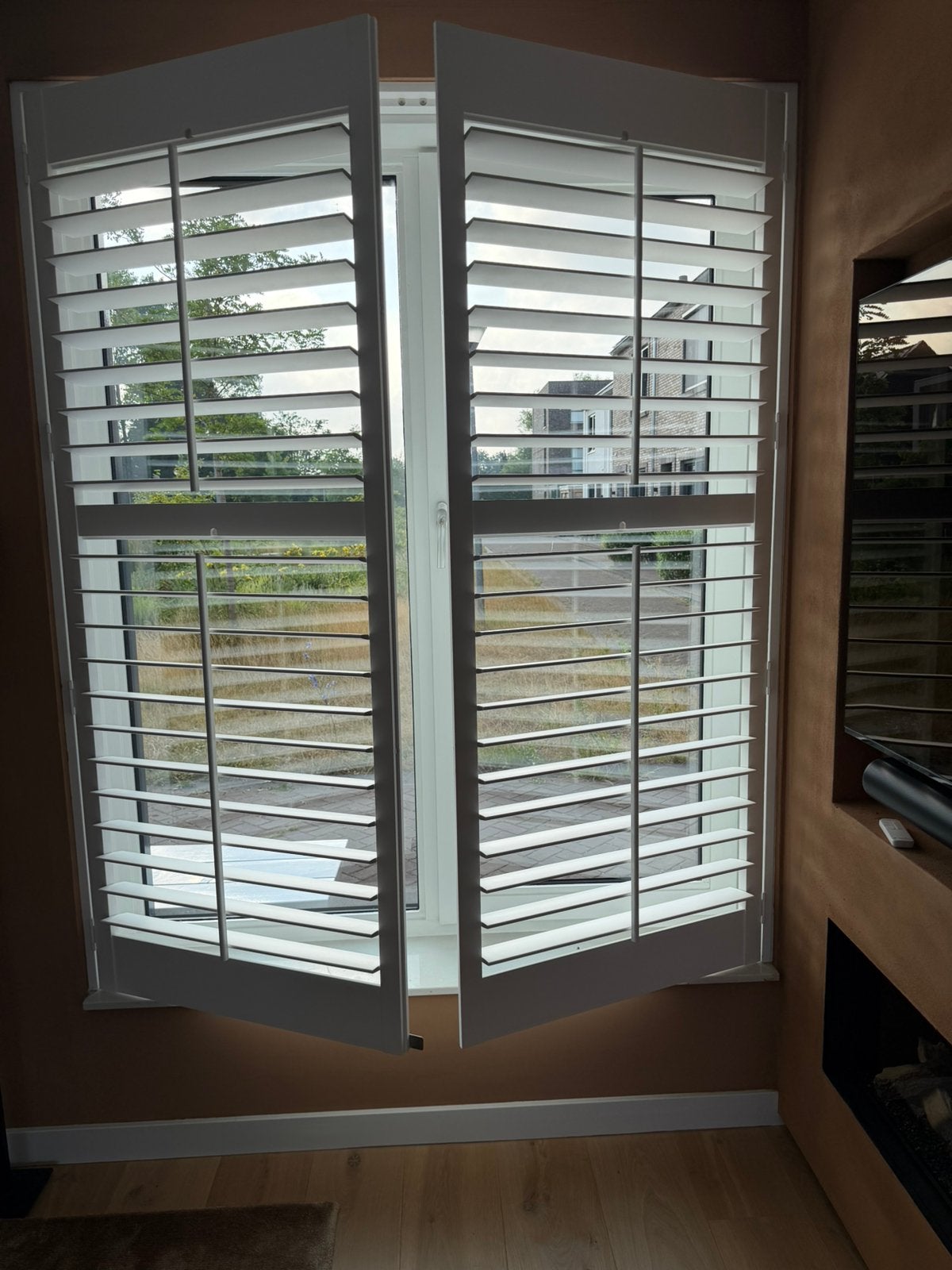 Prachtige witte shutter (RAL 9016), Ophalen, Zo goed als nieuw, Shutter