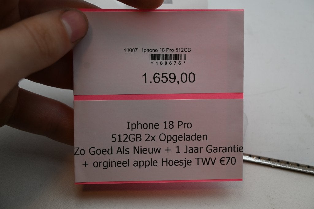 iPhone /17 Pro 256GB Oranje €999 Nieuw / Iphone 18 Pro 512GB, Telecommunicatie, 512 GB, Apple, Wit, Zonder simlock