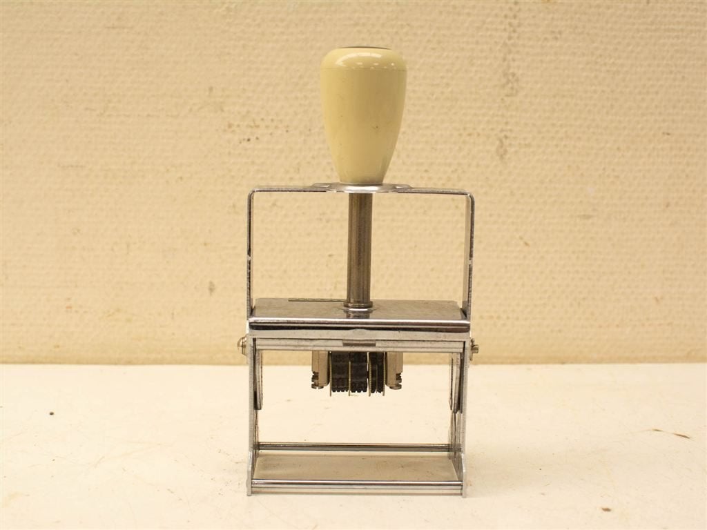 Justrite stempelautomaat 36735, Ophalen of Verzenden, Gebruikt