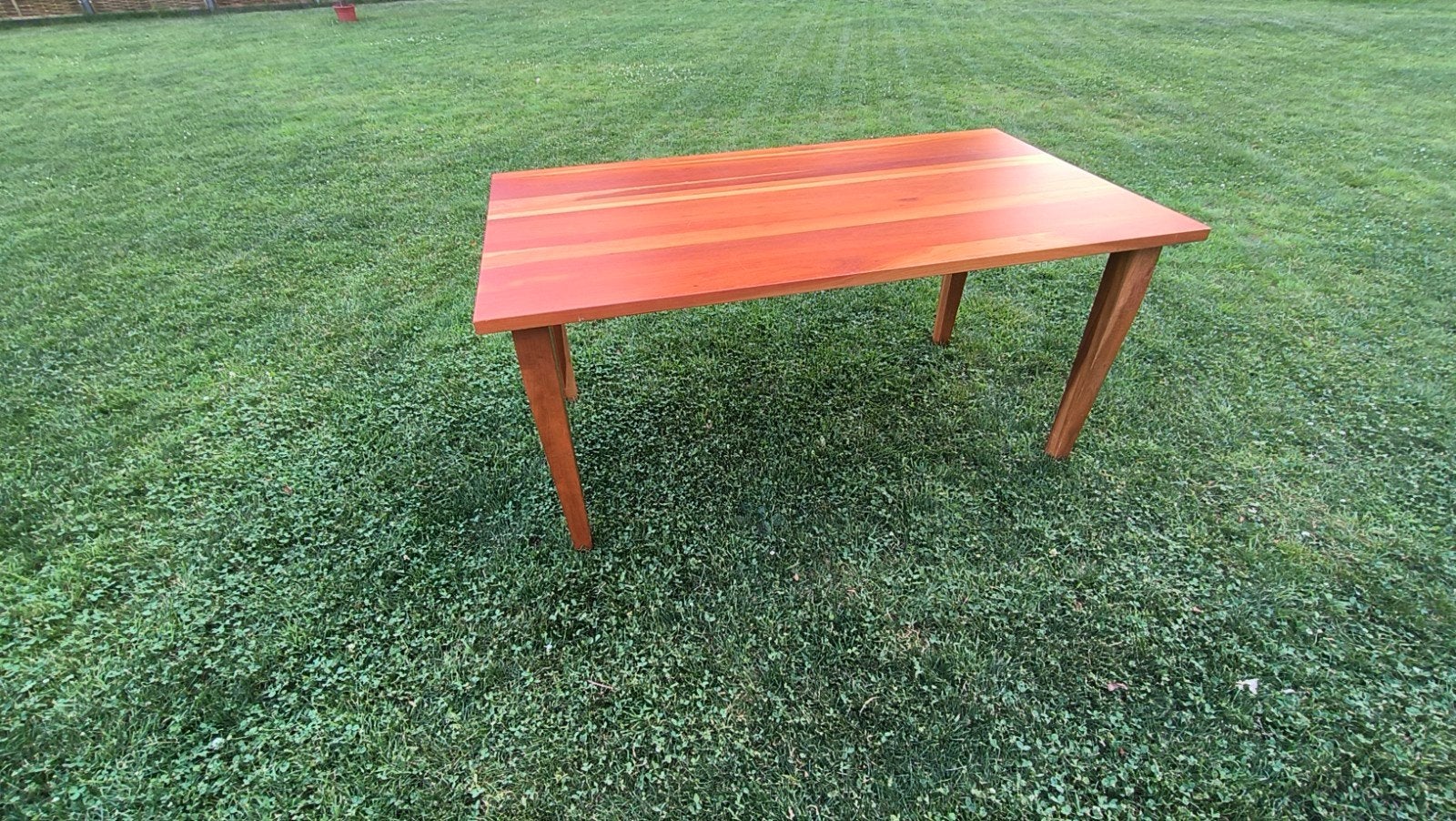 Massief houten eettafel - Zo goed als nieuw, Ophalen, Modern landelijk, 50 tot 100 cm, Zo goed als nieuw