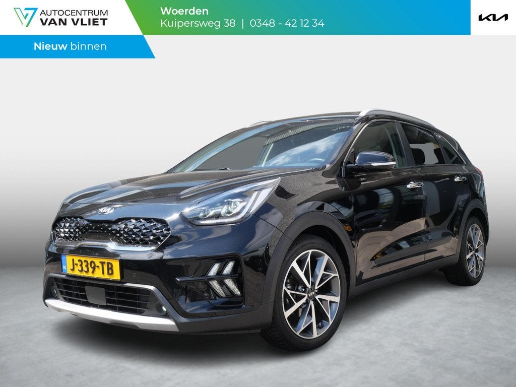 Kia Niro 1.6 GDi Hybrid ExecutiveLine | Cruise | Keyless | S, Auto's, Kia, 12 maanden, Gebruikt, Euro 6, Zwart
