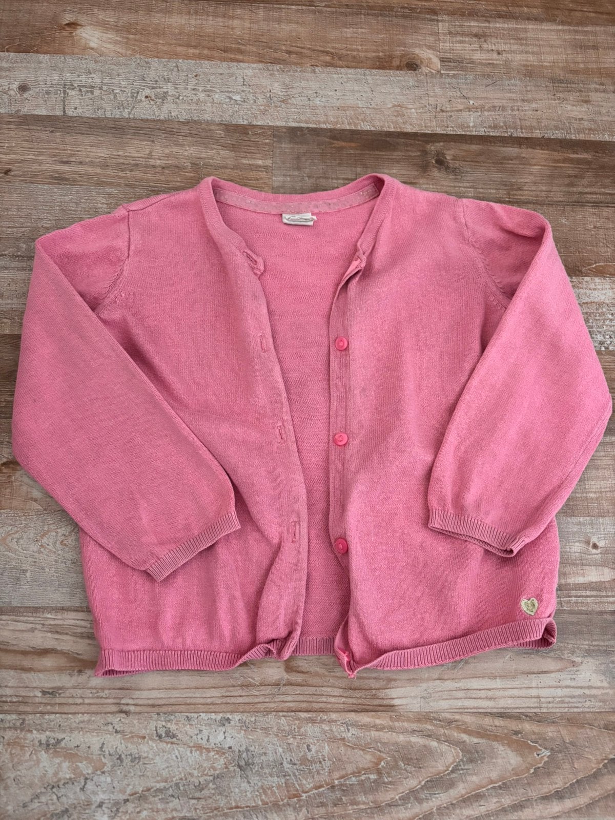 Roze vestje H&M maat 92, Kinderen en Baby's, Kinderkleding | Maat 92, Ophalen of Verzenden, Gebruikt, Meisje, Trui of Vest