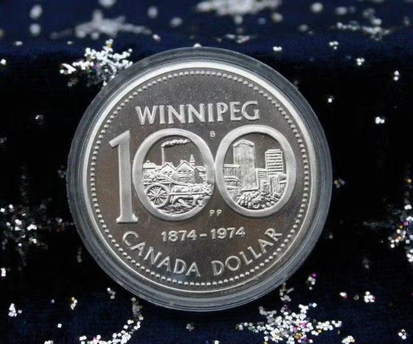 Canada - Silver Dollar 1974 - Winnipeg, Verzenden, Noord-Amerika, Losse munt, Zilver