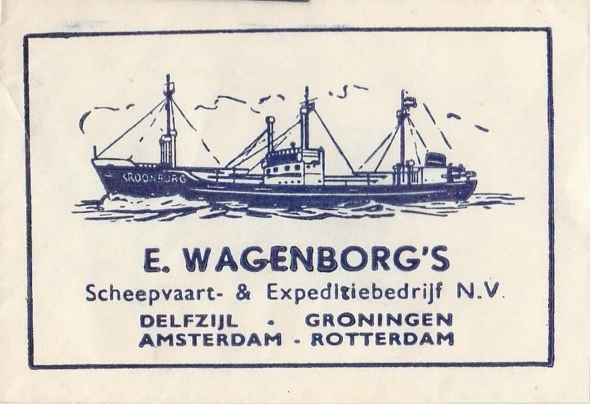 Wagenborg Delfzijl Groningen Amsterdam Rotterdam scheepvaart, Ophalen of Verzenden