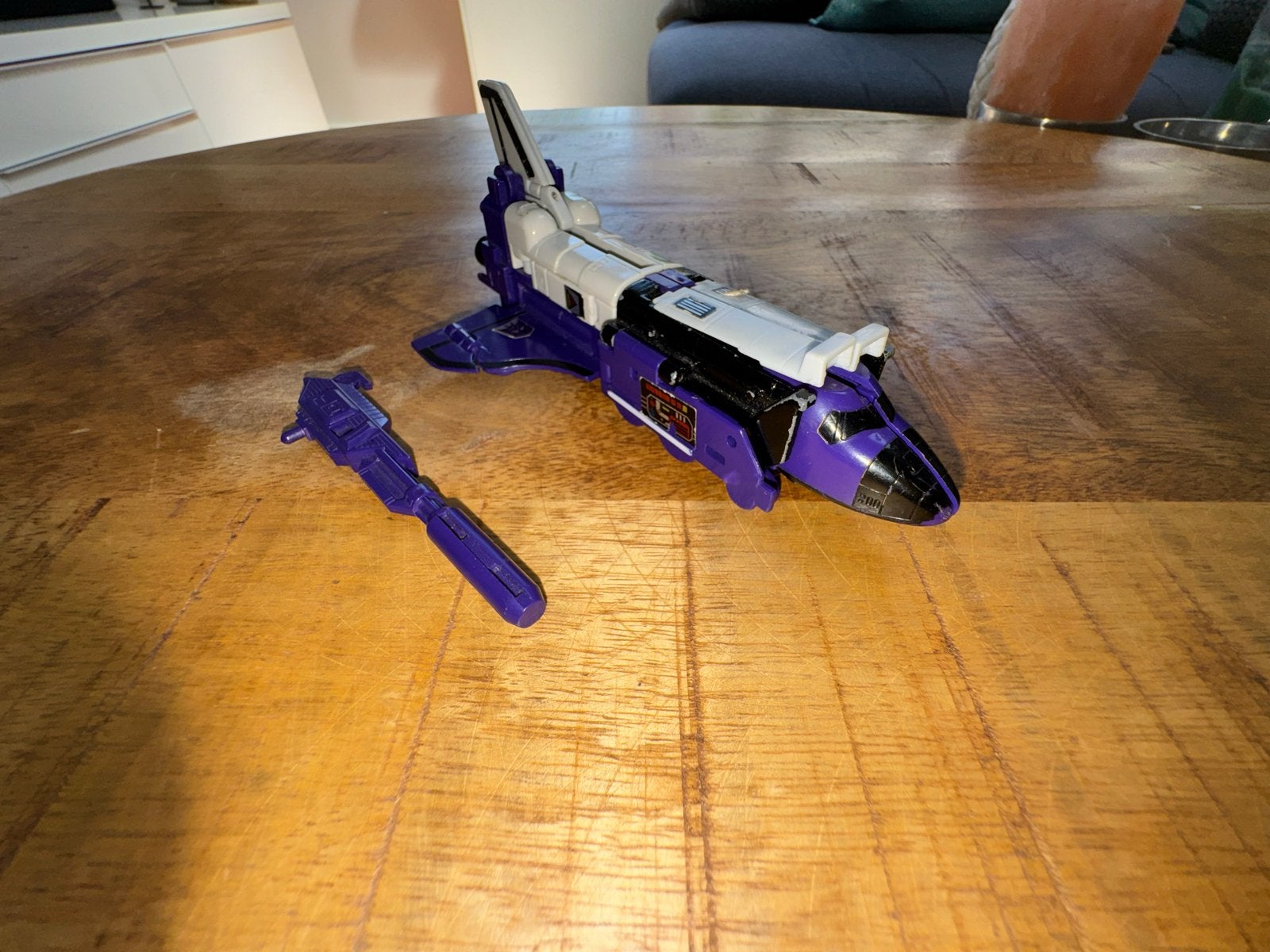 1985 Transformers G1 Astrotrain Triple Changer - Complete, G1, Ophalen of Verzenden, Gebruikt