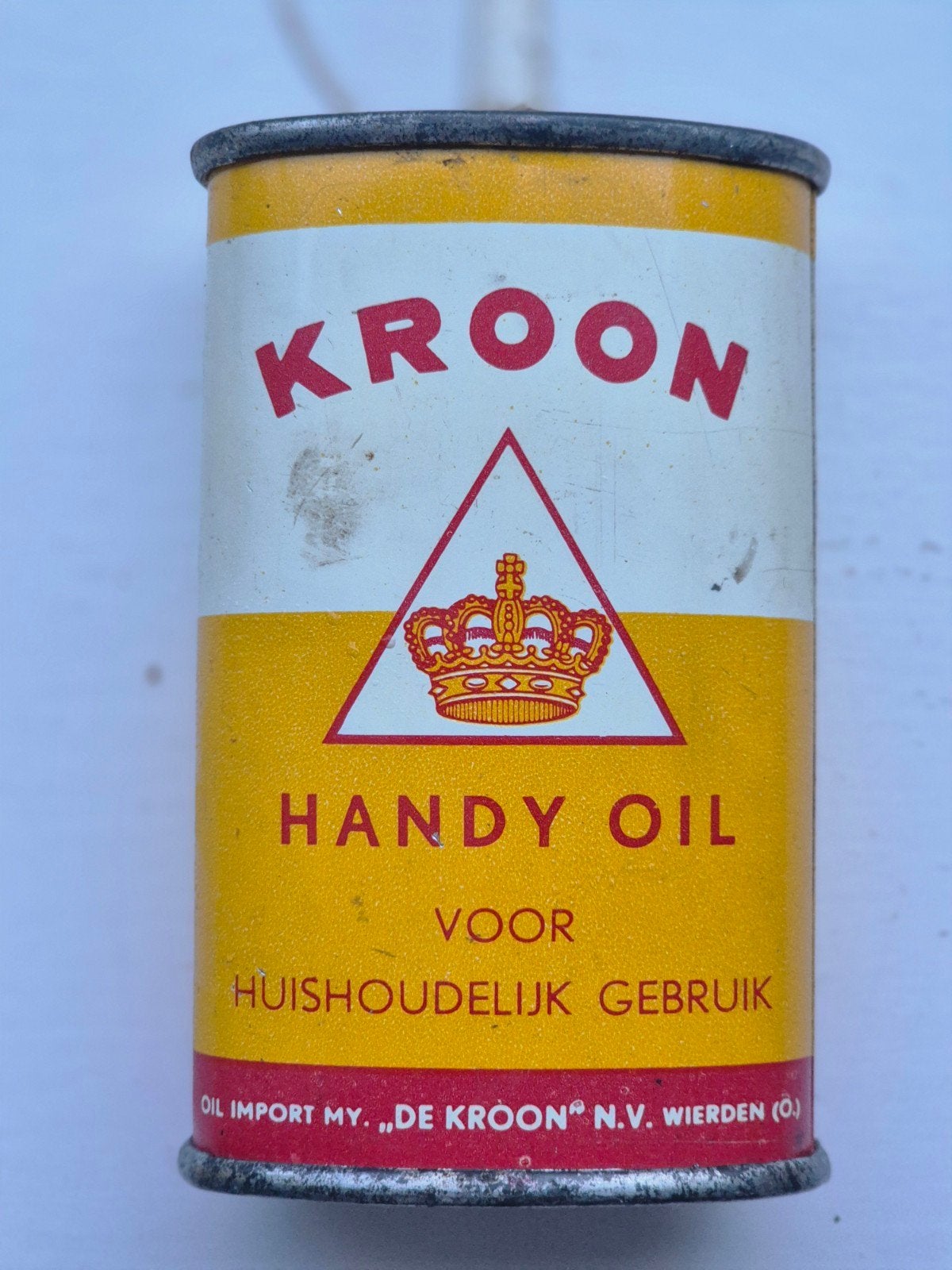 Kroon Handy Oil Olie blik Wierden Overijssel, Verzamelen, Ophalen of Verzenden, Overige