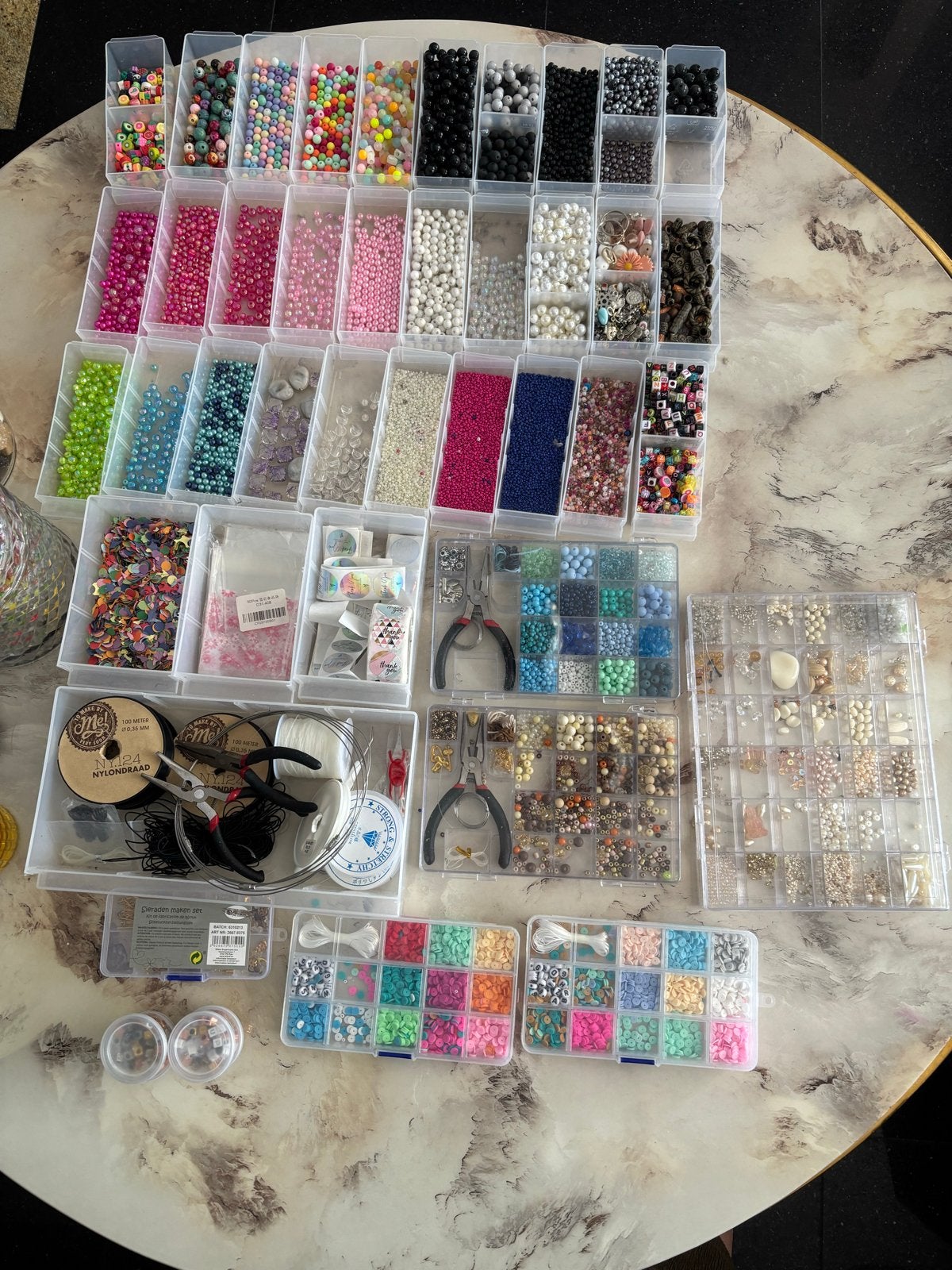 Grote kralen en sieraden maken starterspakket, Ophalen, Zo goed als nieuw, Kraal