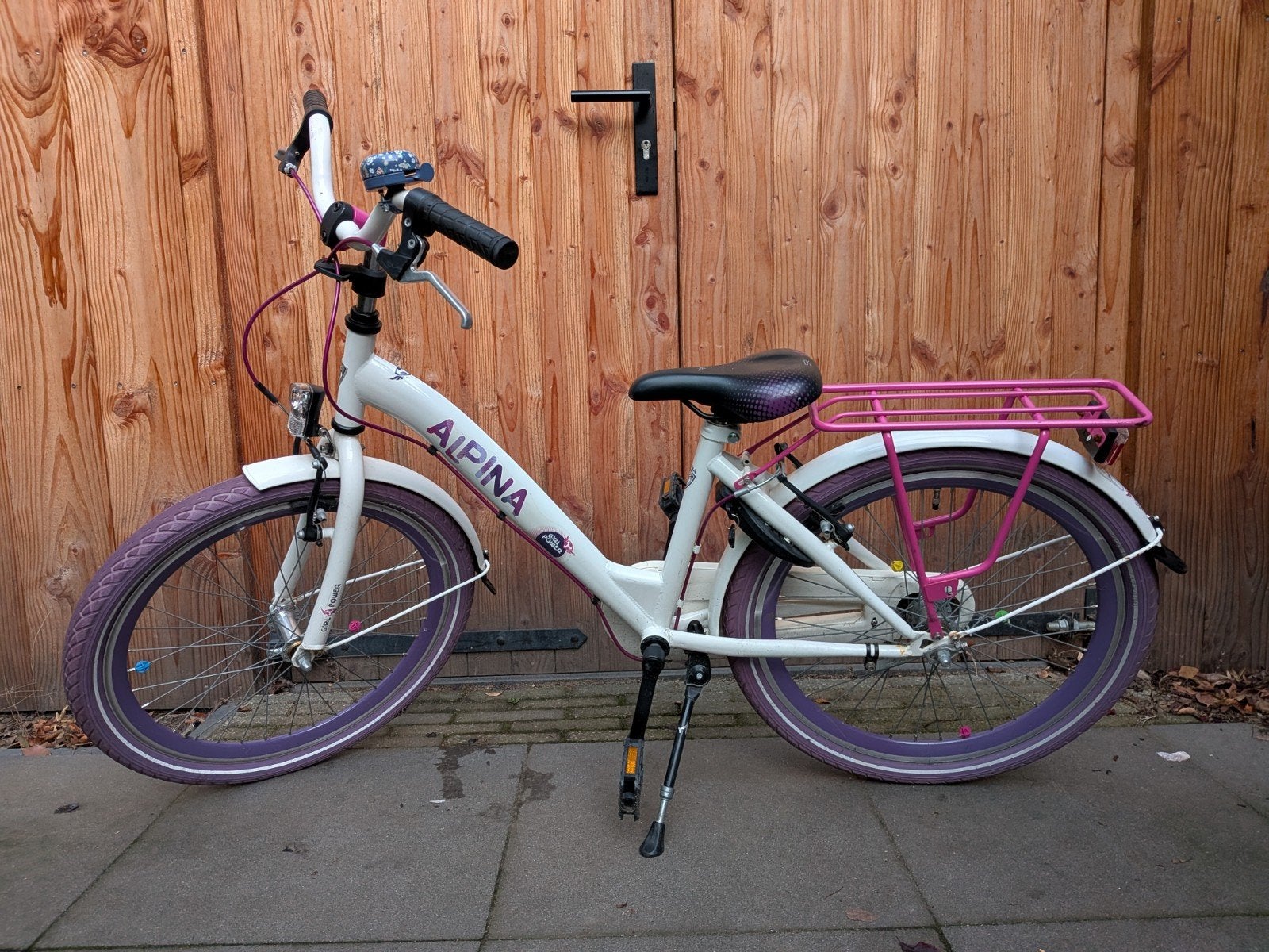 Alpina Girlpower kinderfiets - 22 inch, Ophalen, 22 inch, Gebruikt, Velgrem