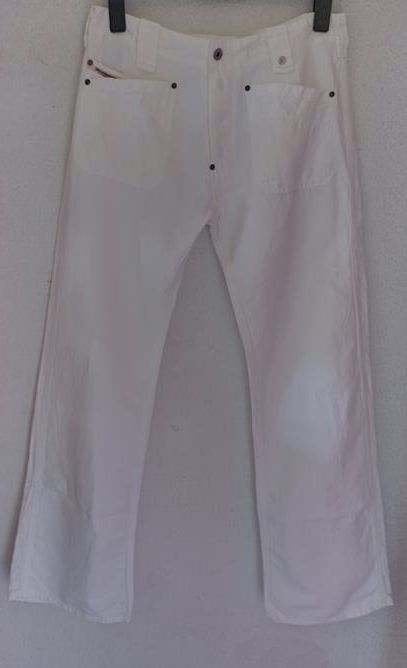 Diesel wit linnen katoen broek pantalon W 33 L 32 - M, Kleding | Heren, Diesel, Maat 48/50 (M), Wit, Ophalen of Verzenden