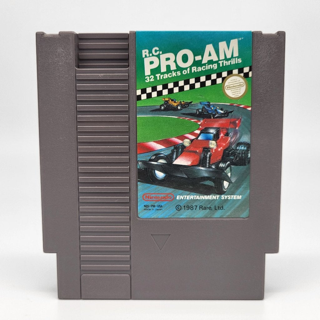 R.C. PRO-AM - Nintendo NES Cartridge - USA, Spelcomputers en Games, Gebruikt, 1 speler, Racen en Vliegen, Ophalen of Verzenden