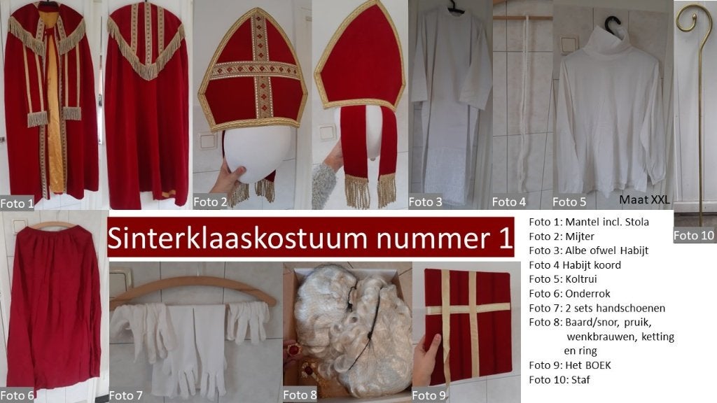 Verhuur Sint en Pietpakken, Ophalen, Zo goed als nieuw, Kerst of Sinterklaas