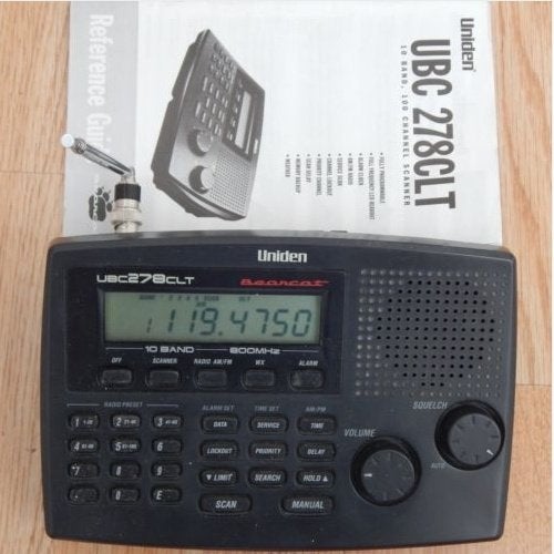Uniden Bearcat UBC278CLT. O.a. luchtvaart, kerkradio., Telecommunicatie, Scanners, Ophalen, Gebruikt, 30 tot 200 kanalen