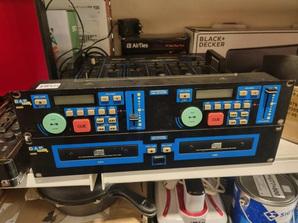 DAP Audio CD-speler en mixer set - DAP 600D, Overige merken, Ophalen of Verzenden, Nvt, Nvt
