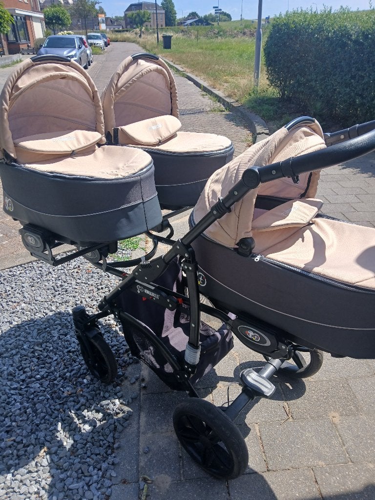 Drielingkinderwagen, Ophalen, Gebruikt, Combiwagen, Overige merken