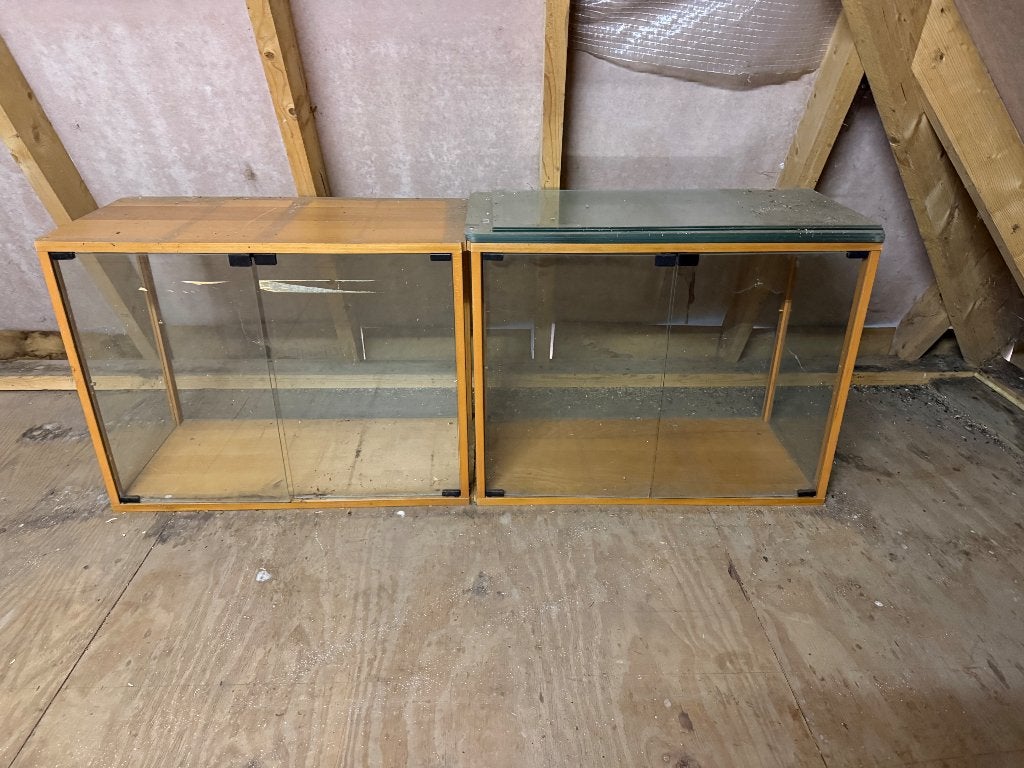 Vitrinekasten 5 stuk, Ophalen, Gebruikt, 50 tot 100 cm, Minder dan 100 cm