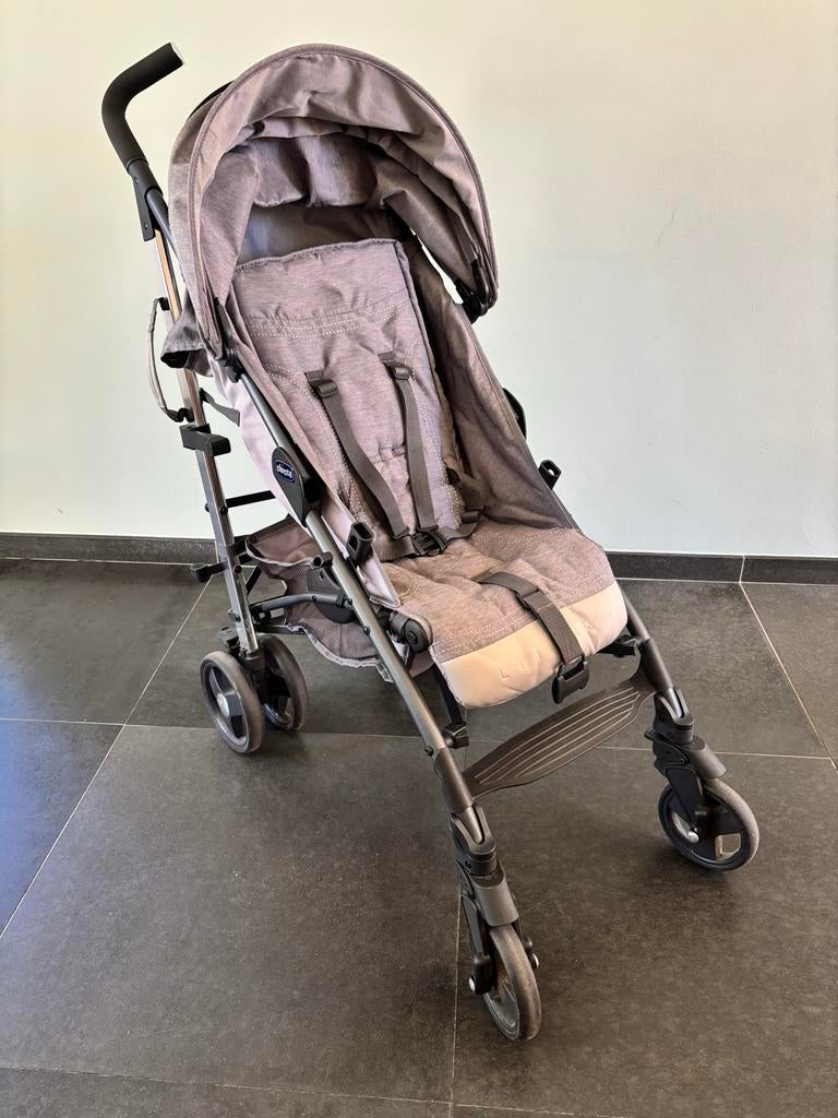 Liteway buggy met regenhoes, Ophalen, Gebruikt, Overige merken, Verstelbare rugleuning