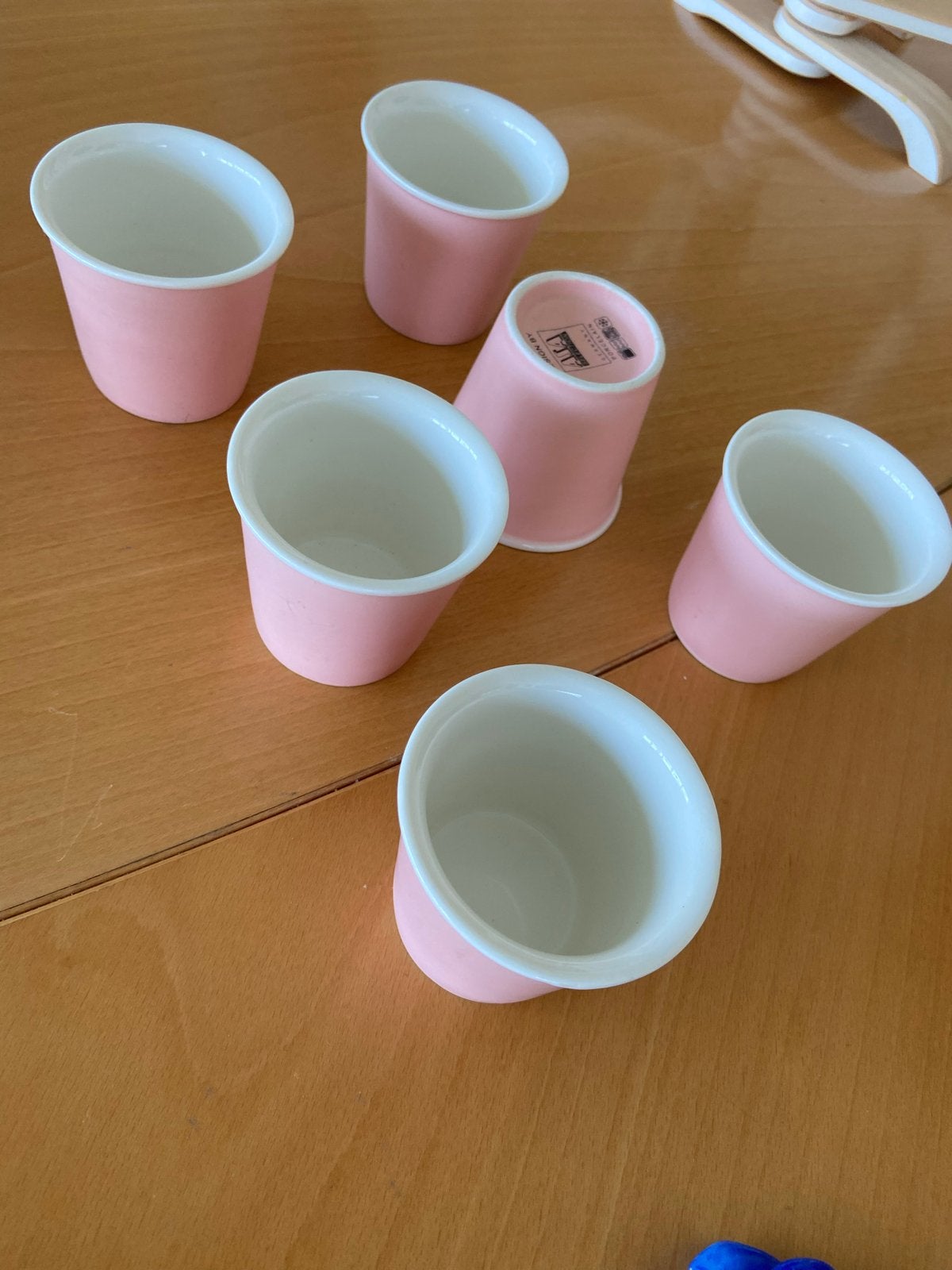 ASA Design Espresso Kopjes - 6 Stuks - Roze Porselein, Overige merken, Ophalen of Verzenden, Zo goed als nieuw, Modern