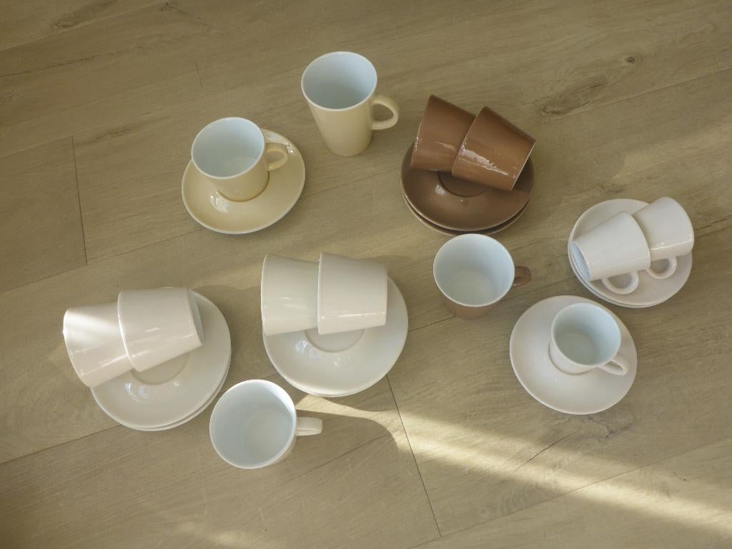 Kop / schotels, beker, perla, koken en wonen, albert heijn, Huis en Inrichting, Keuken | Servies, Keramiek, Ophalen of Verzenden