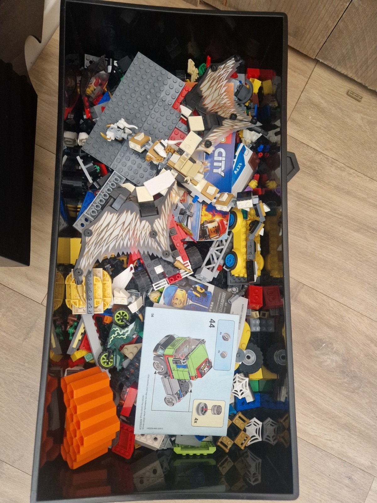Grote bak LEGO - Losse stenen met en zonder boekje, Kinderen en Baby's, Ophalen, Gebruikt, Lego