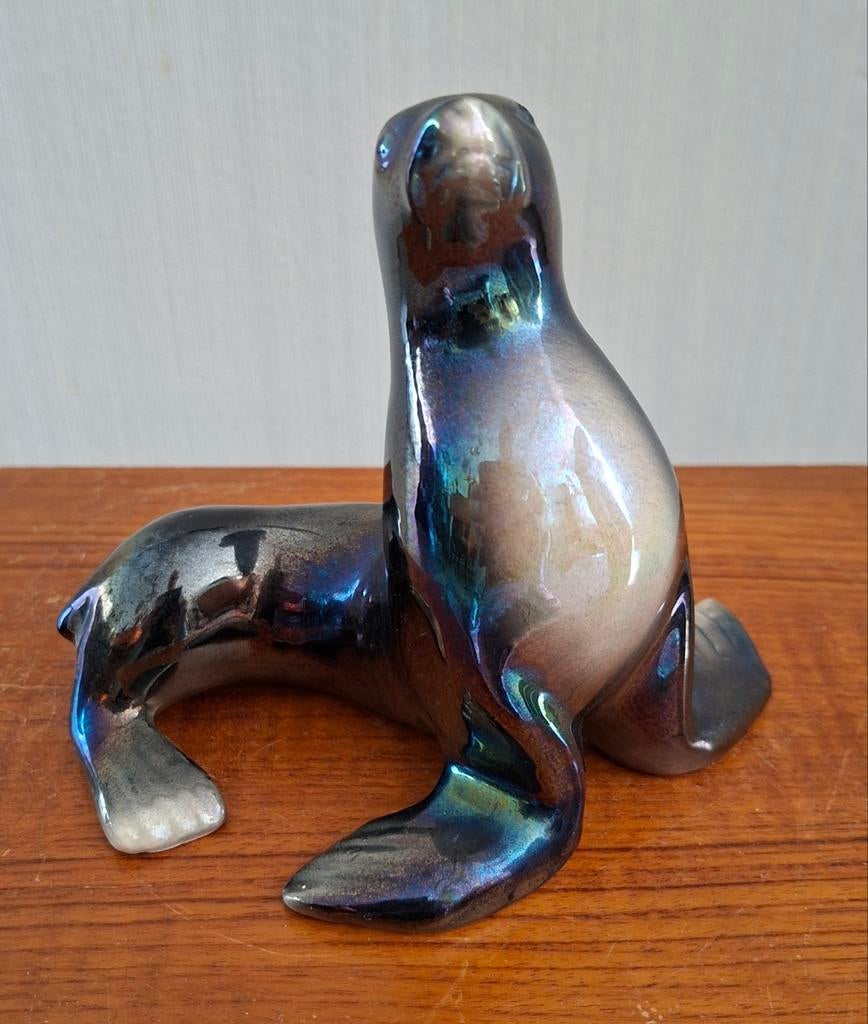 Vintage jaren 50 Jema Holland zeehond decor 59, Antiek en Kunst, Ophalen of Verzenden