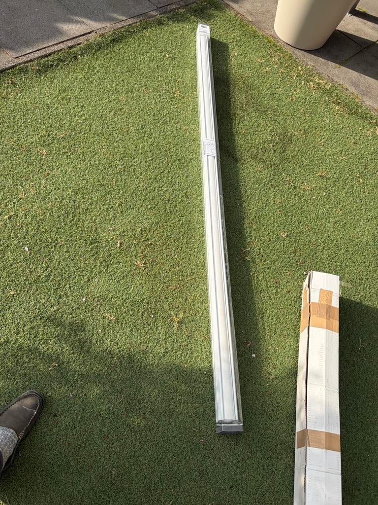 Rolgordijn Wit 240x210cm nieuw in verpakking €59€ op = op, Tuin en Terras, Zonneschermen, Minder dan 150 cm, Ophalen of Verzenden
