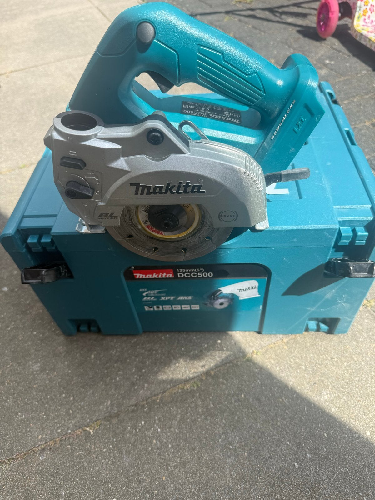 Makita DCC500 Accu Diamantdoorslijper - Zo goed als nieuw, Ophalen, Overige typen, 600 tot 1200 watt, Zo goed als nieuw