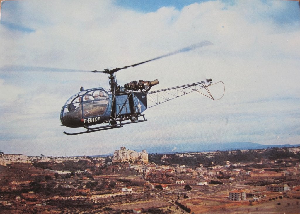 helicopter Alouette II Astazou - nieuwe ansichtkaart, Verzenden, 1980 tot heden, Ongelopen, Overige thema's