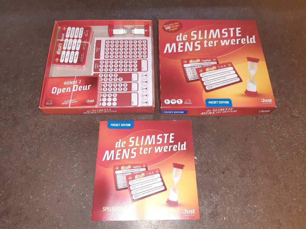 De slimste mens ter wereld pocket nieuwstaat, Hobby en Vrije tijd, Gezelschapsspellen | Bordspellen, Ophalen of Verzenden, Zo goed als nieuw