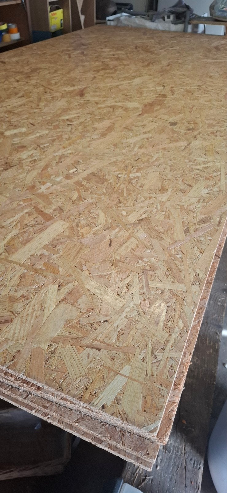5 OSB platen 122x244 cm, 9mm dik, Ophalen, Gebruikt, Minder dan 25 mm, Overige typen
