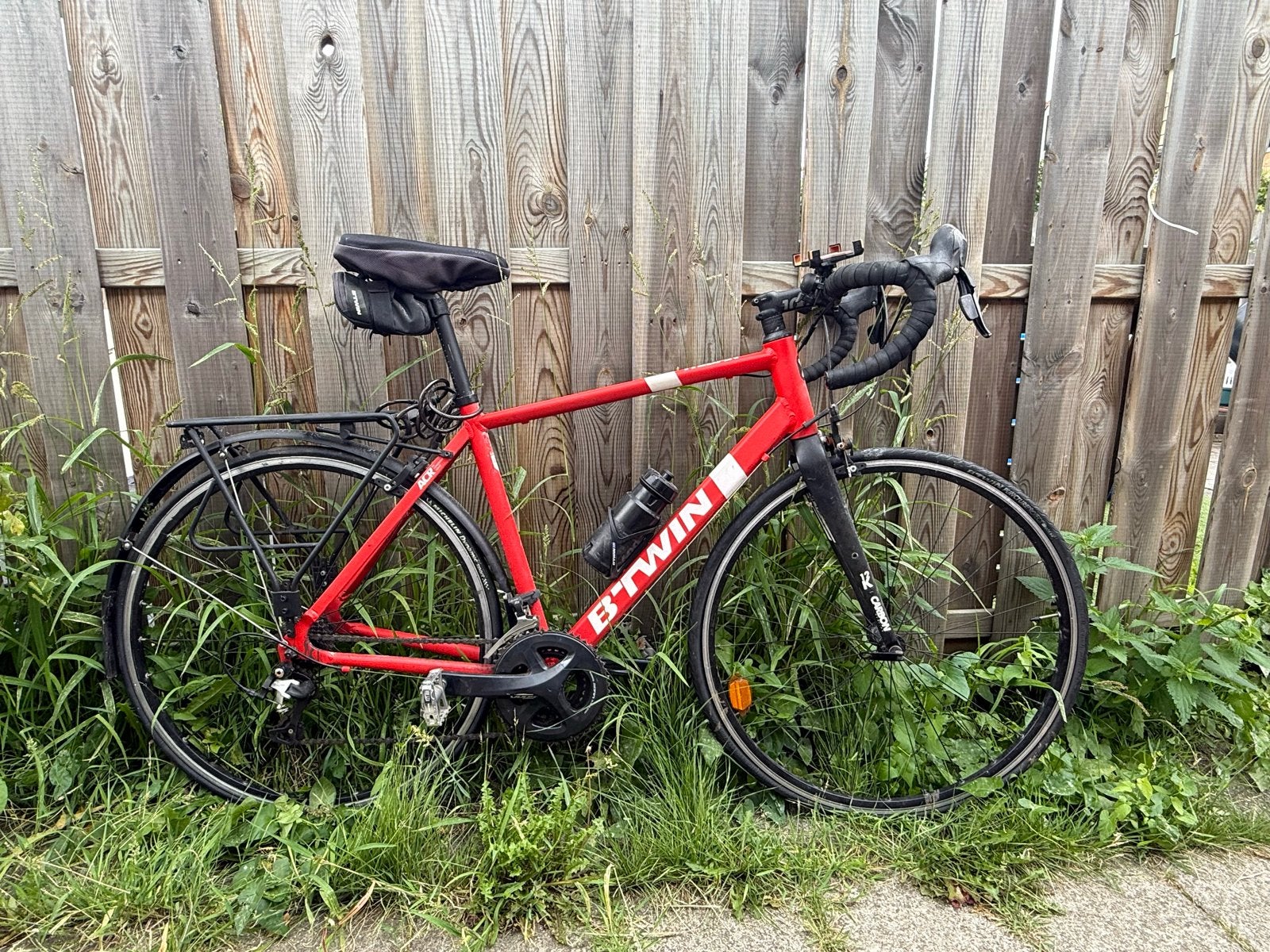 Btwin triban500, 28 inch, Gebruikt, Aluminium, 15 tot 20 versnellingen
