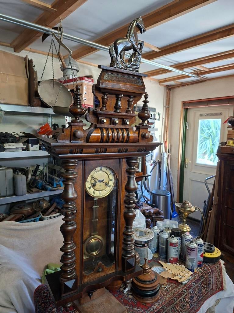 Biedemeier regulateur, Antiek en Kunst, Ophalen