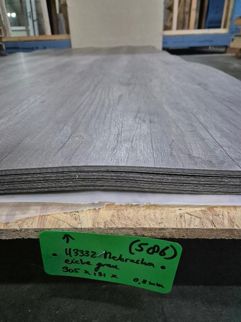 HPL fineer platen grijs eiken 305x131cm ( 586 ), Doe-het-zelf en Verbouw, Platen en Panelen, Ophalen, Gebruikt, Nb, Nb
