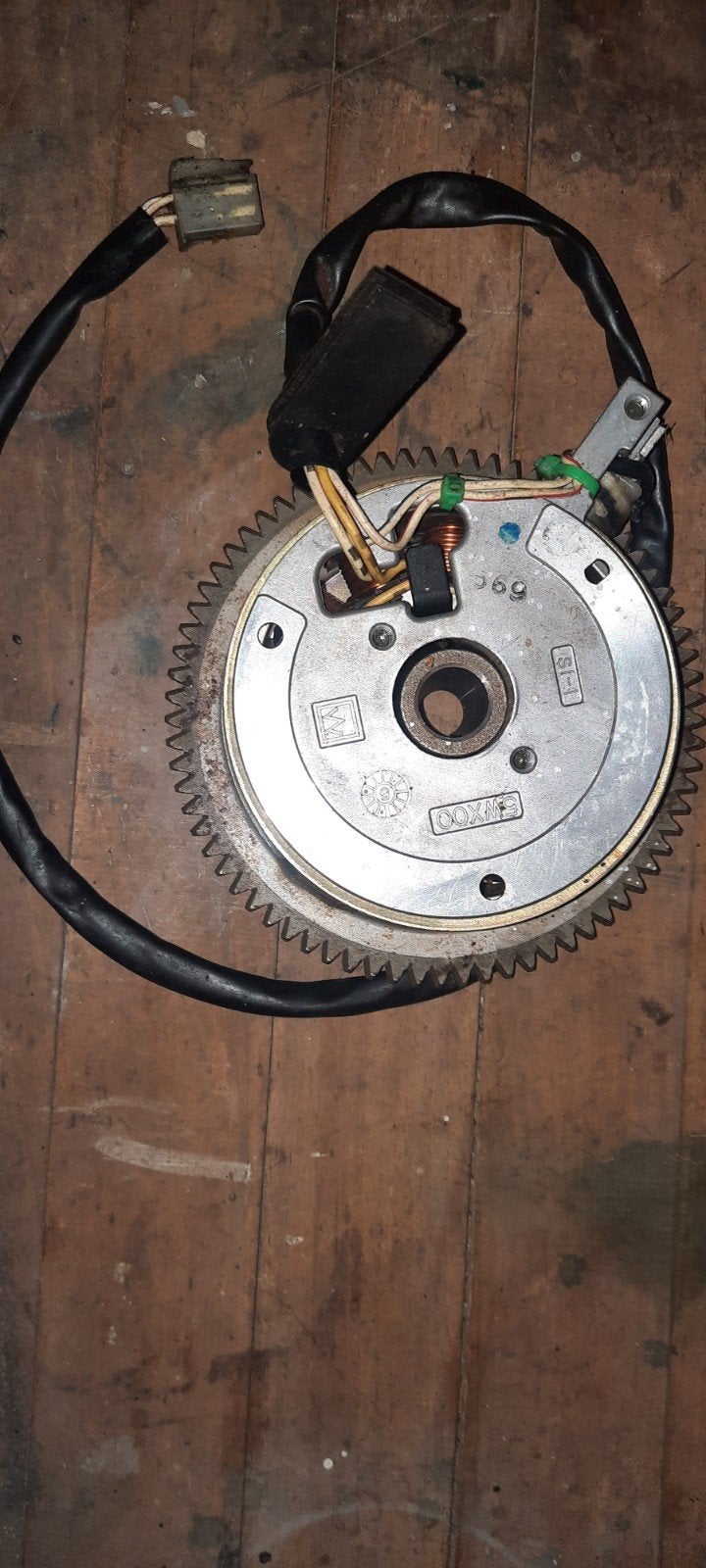 ontsteking grondplaat vliegwiel 5wx00, Ophalen of Verzenden, Gebruikt, Blok