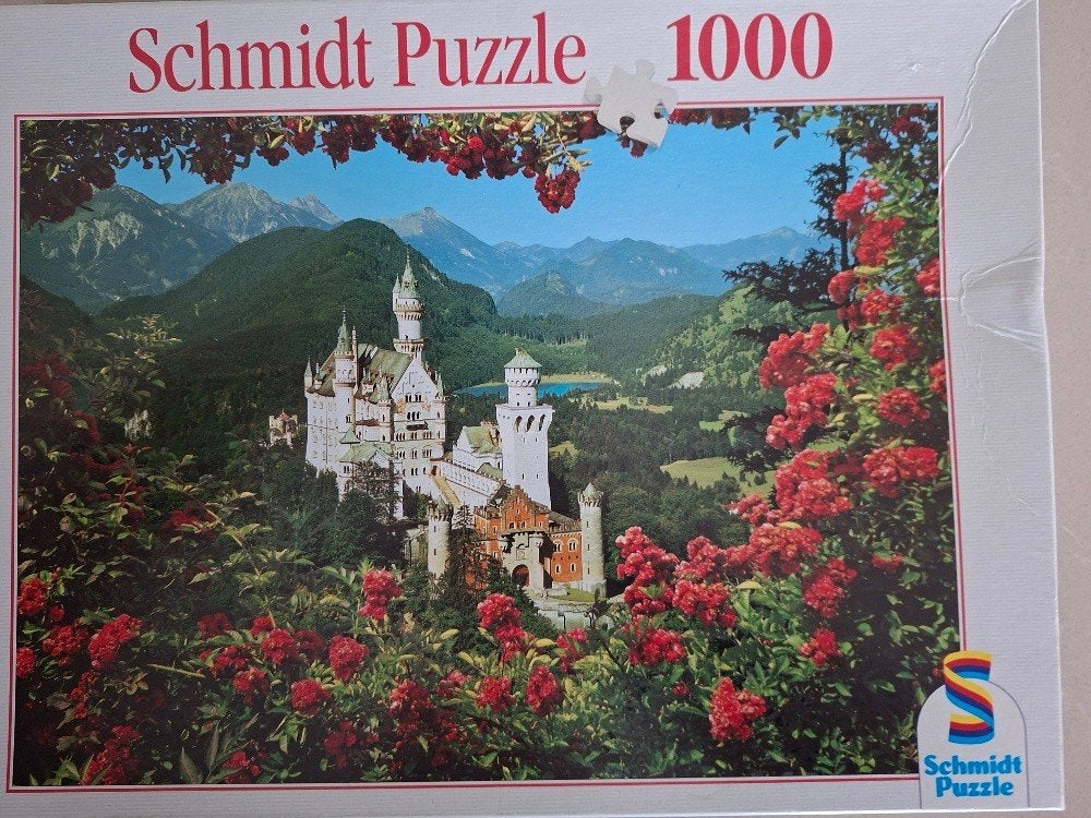 puzzel Kasteel Neuschwanstein(1000 stukjes ), Ophalen of Verzenden, 500 t/m 1500 stukjes, Nieuw