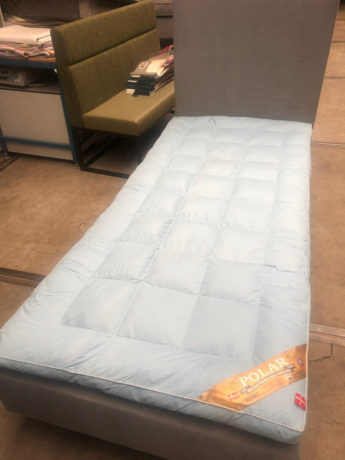Polar ultra luxe Eenden-veren Matras-topper Nieuw div maten, Ophalen, 90 cm, Eenpersoons, Nieuw