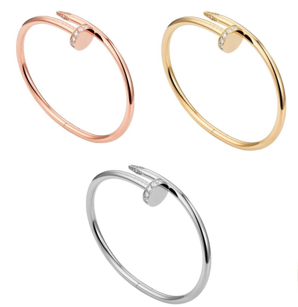 Op Anvraag: Cartier Juste un Clou bracelet standard, diamant, Ophalen of Verzenden, Zo goed als nieuw, Met edelsteen, Goud