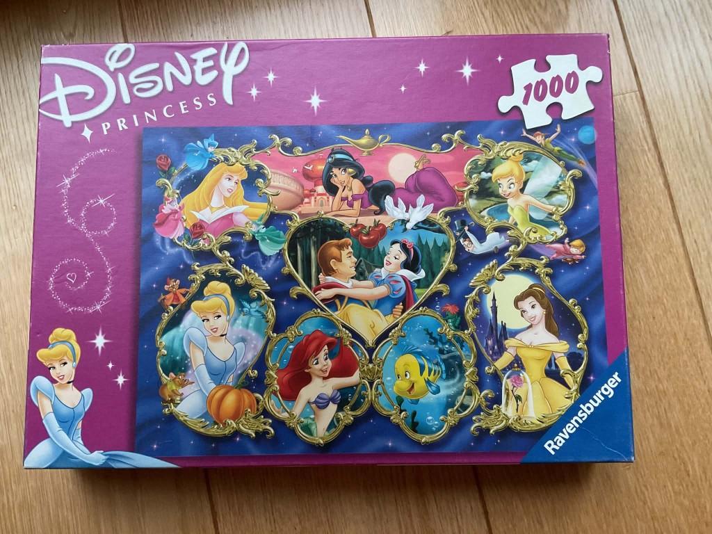 Ravensburger puzzel Disney prinsessen 1000 stukjes, Ophalen of Verzenden, 500 t/m 1500 stukjes, Zo goed als nieuw, Legpuzzel