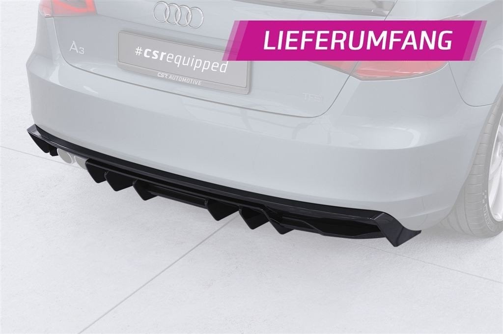 Rear Diffuser Geschikt Voor Audi A3 8V HA493, Verzenden, Automotive Parts, A.parts@hotmail.nl, Trasmolenlaan 12 3447 GZ Woerden