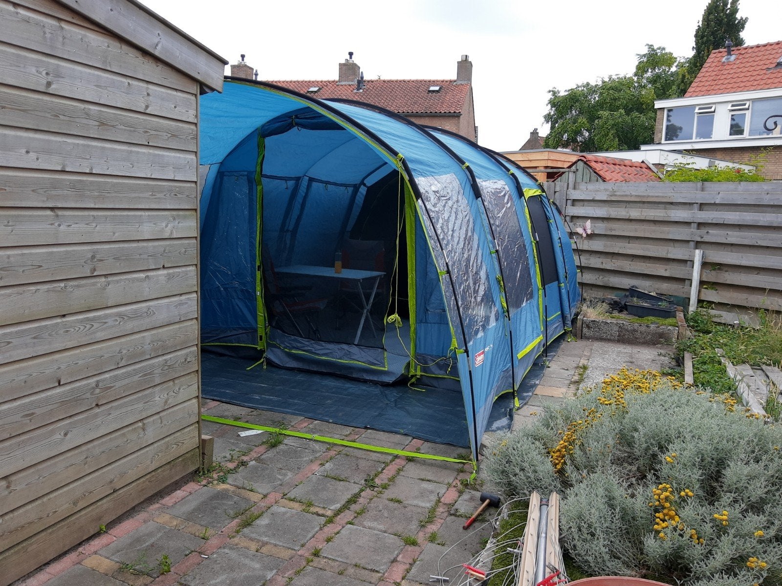 Coleman Aspen 4L tunneltent - Ruime 4-persoons tent, Ophalen, Zo goed als nieuw, Tot en met 4