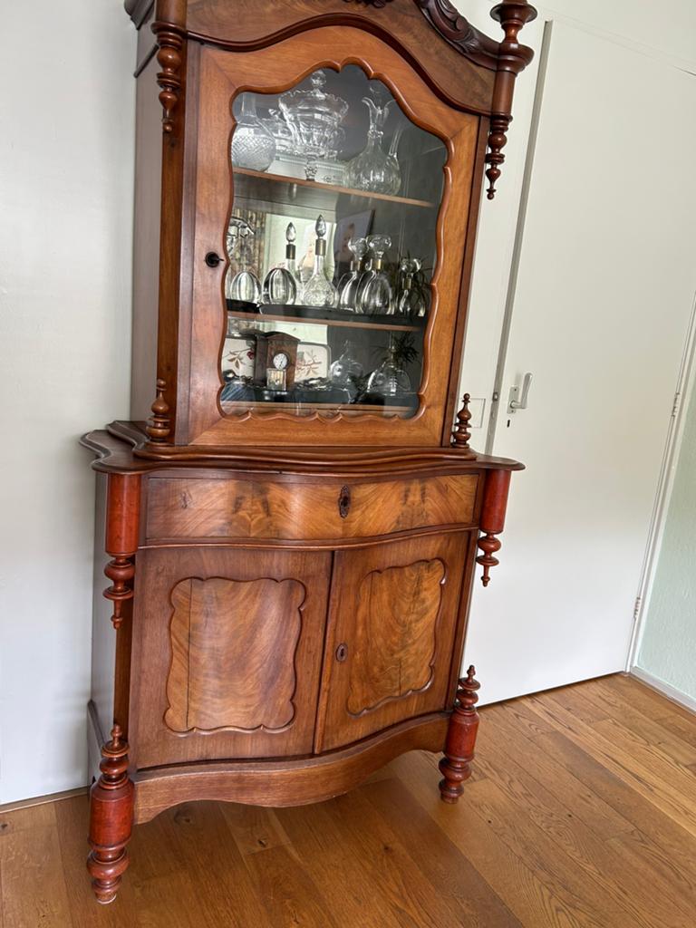 Prachtige mahonie houten bonheur kuifkast, Antiek en Kunst, Ophalen