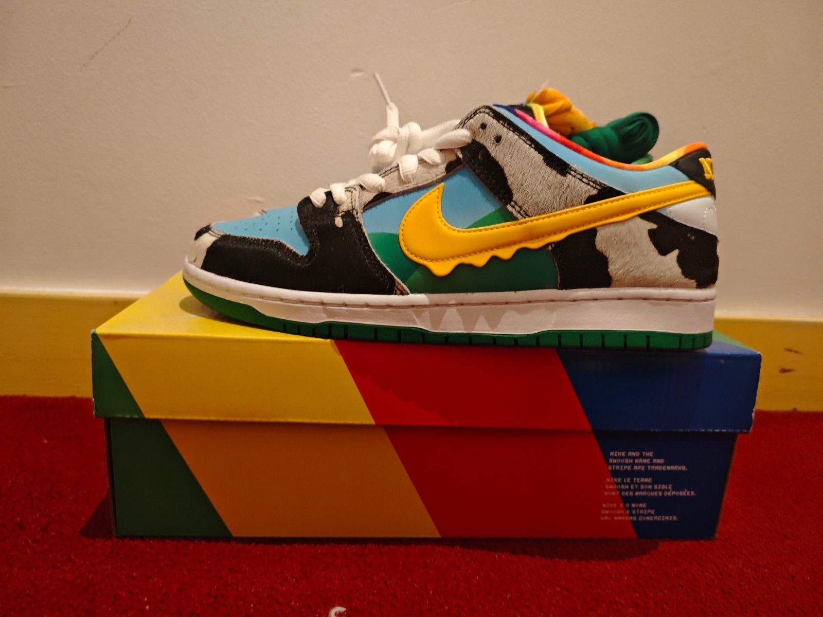 Nike x ben and jerrys sb dunk chuncky dunky maat 42, Kleding | Heren, Schoenen, Ophalen, Nieuw, Overige kleuren